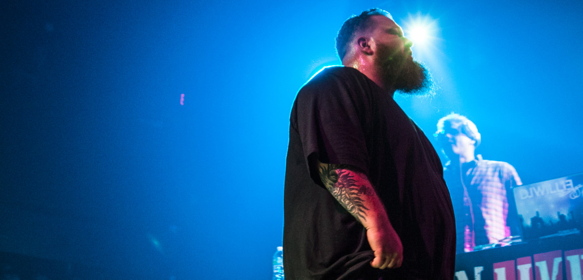 Action Bronson performing in Ft. Lauderdale at Revolution Live on August 17th, 2013.