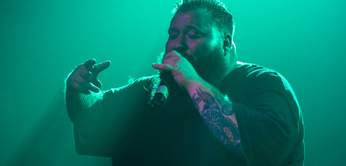 Action Bronson performing in Ft. Lauderdale at Revolution Live on August 17th, 2013.